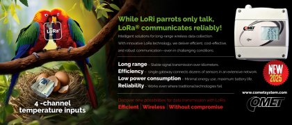 COMET expands the LoRa family – reliable monitoring, smarter control - discover W0941 & W0941E!